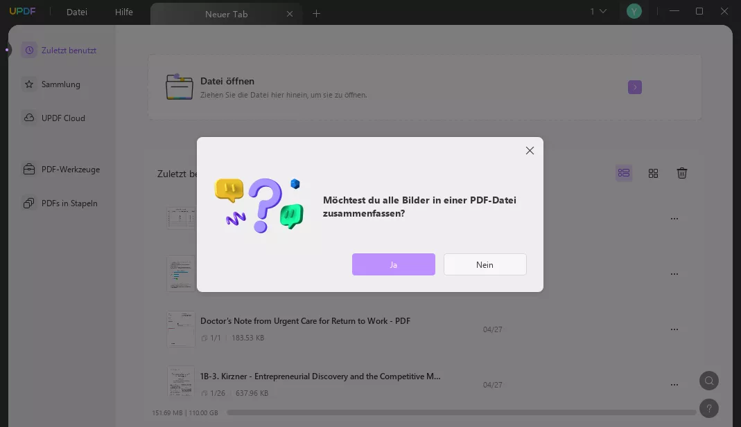 WhatsApp-Bild in PDF umwandeln