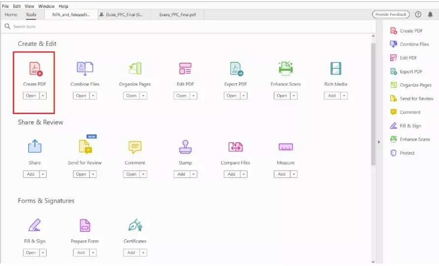 使用Adobe Acrobat將BMP轉換為PDF