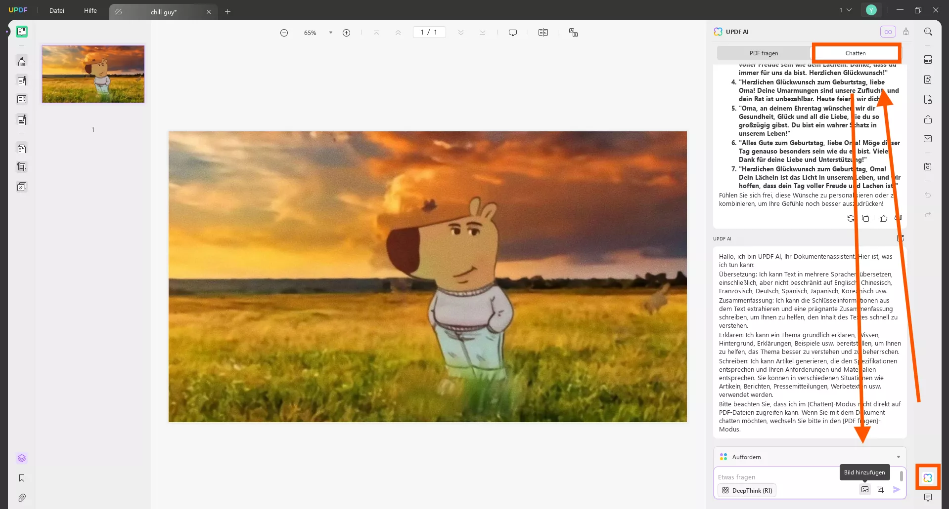Meme-Idee importieren