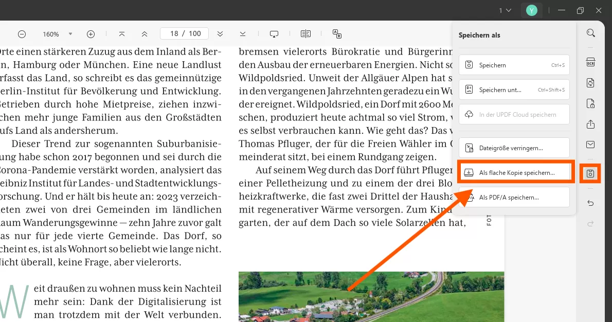 PDF rastern, speichern