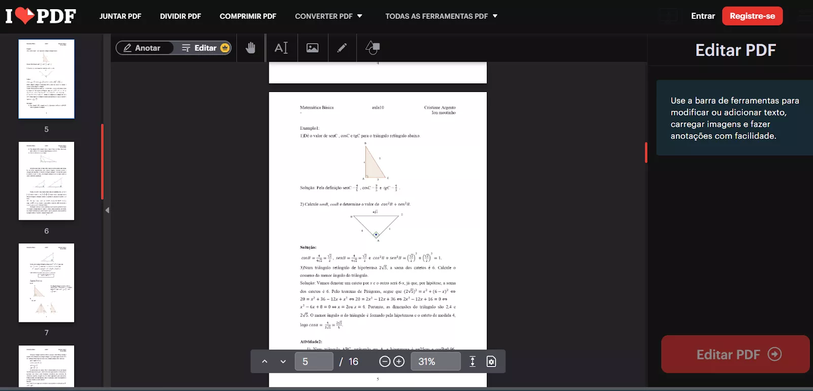 Conversores de PDF para Imagem Online