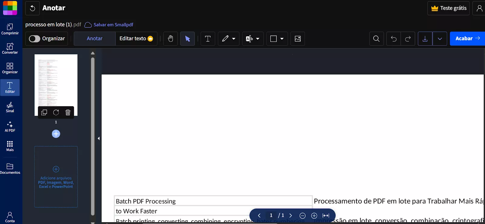 Conversores de PDF para Imagem Online