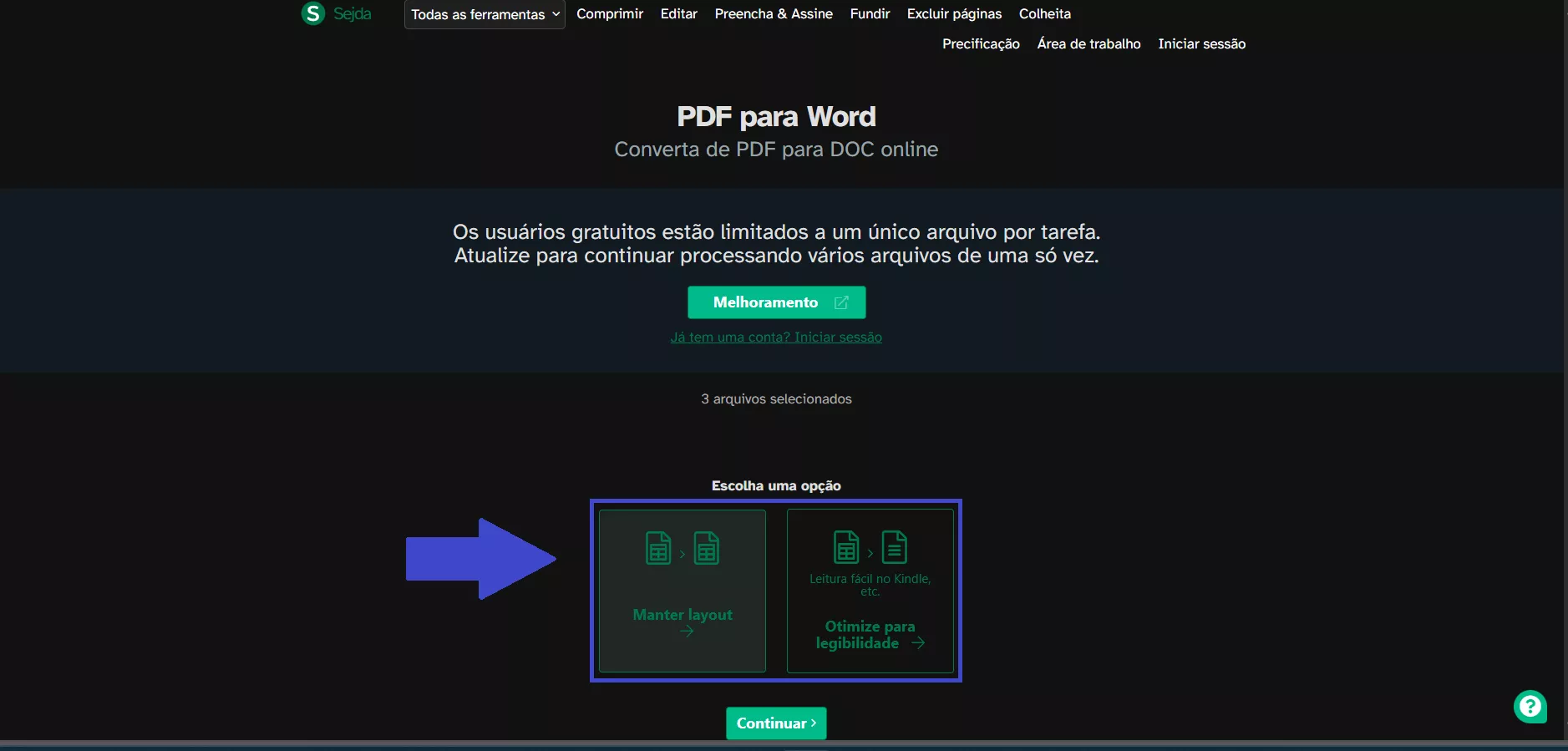Converter PDF para Word