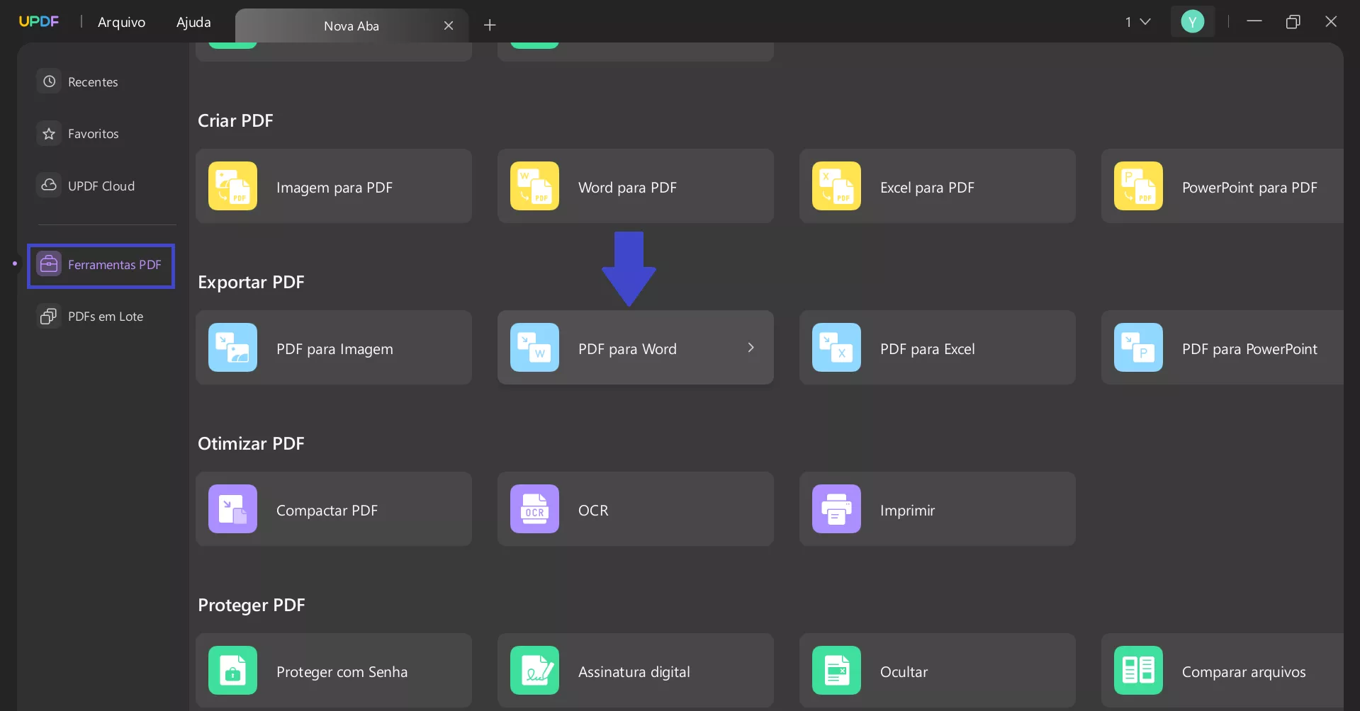 Converter PDF para Word Usando Soda PDF