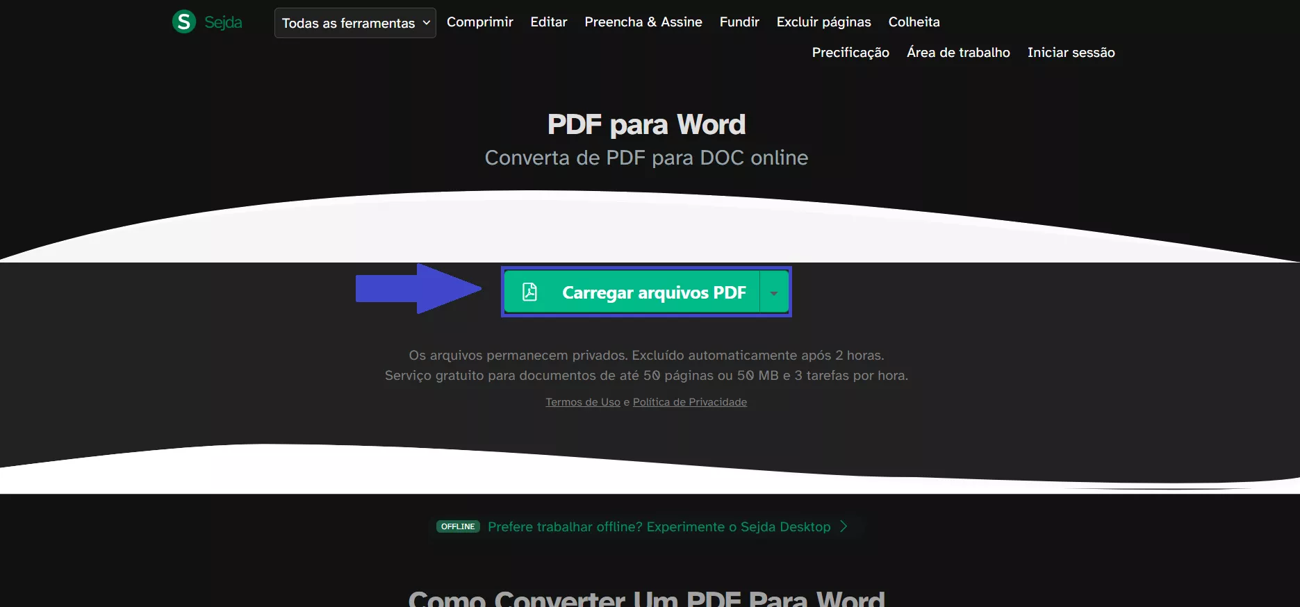 Converter PDF para Word