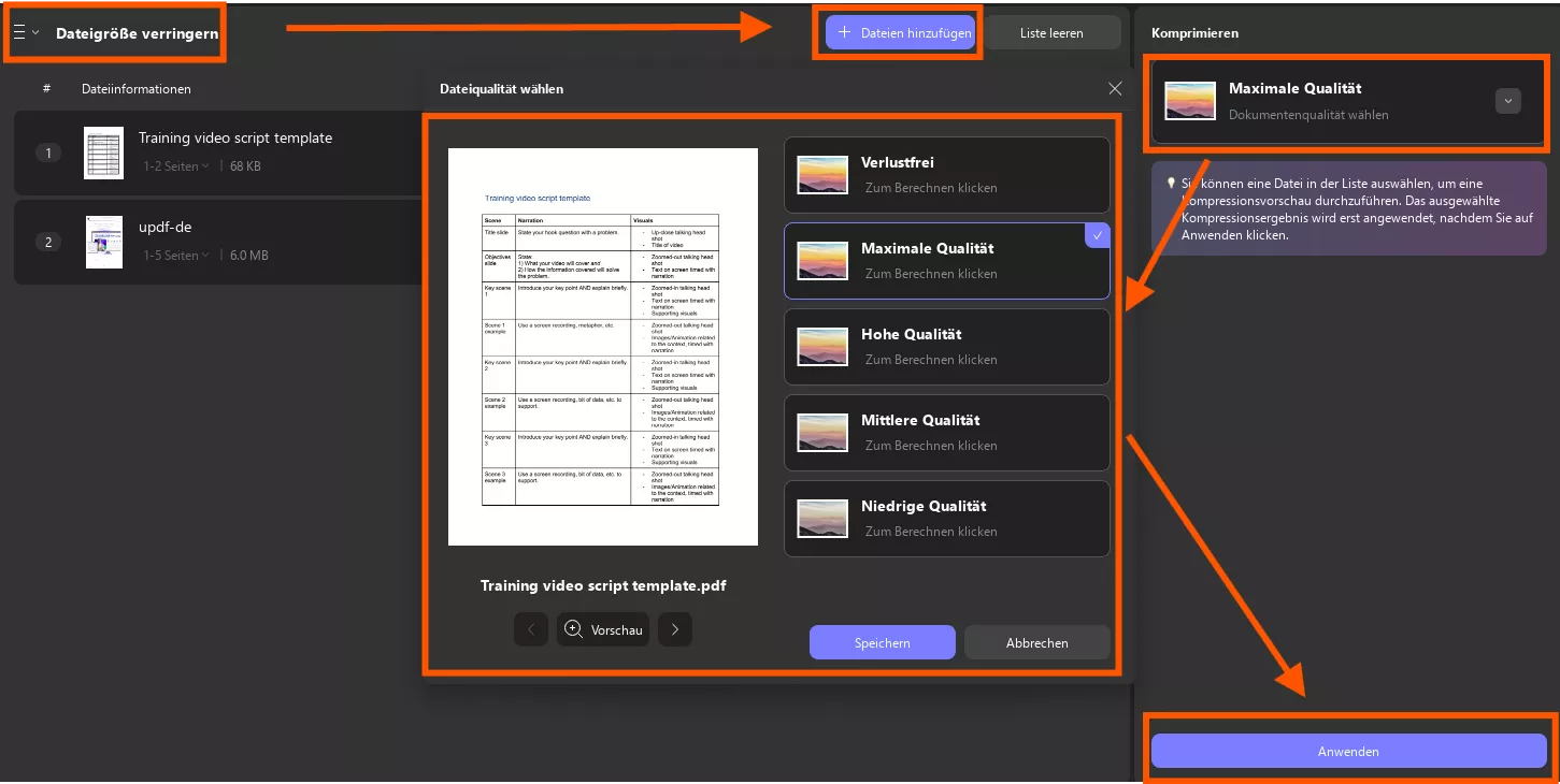 Batch-Komprimierung von PDF-Dateien unter Windows 2
