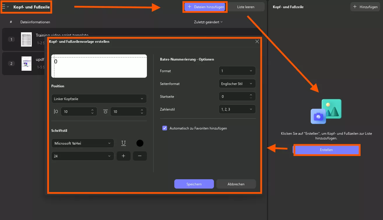 Batch-Kopfzeile-und-Fußzeile-UPDF-Windows-2
