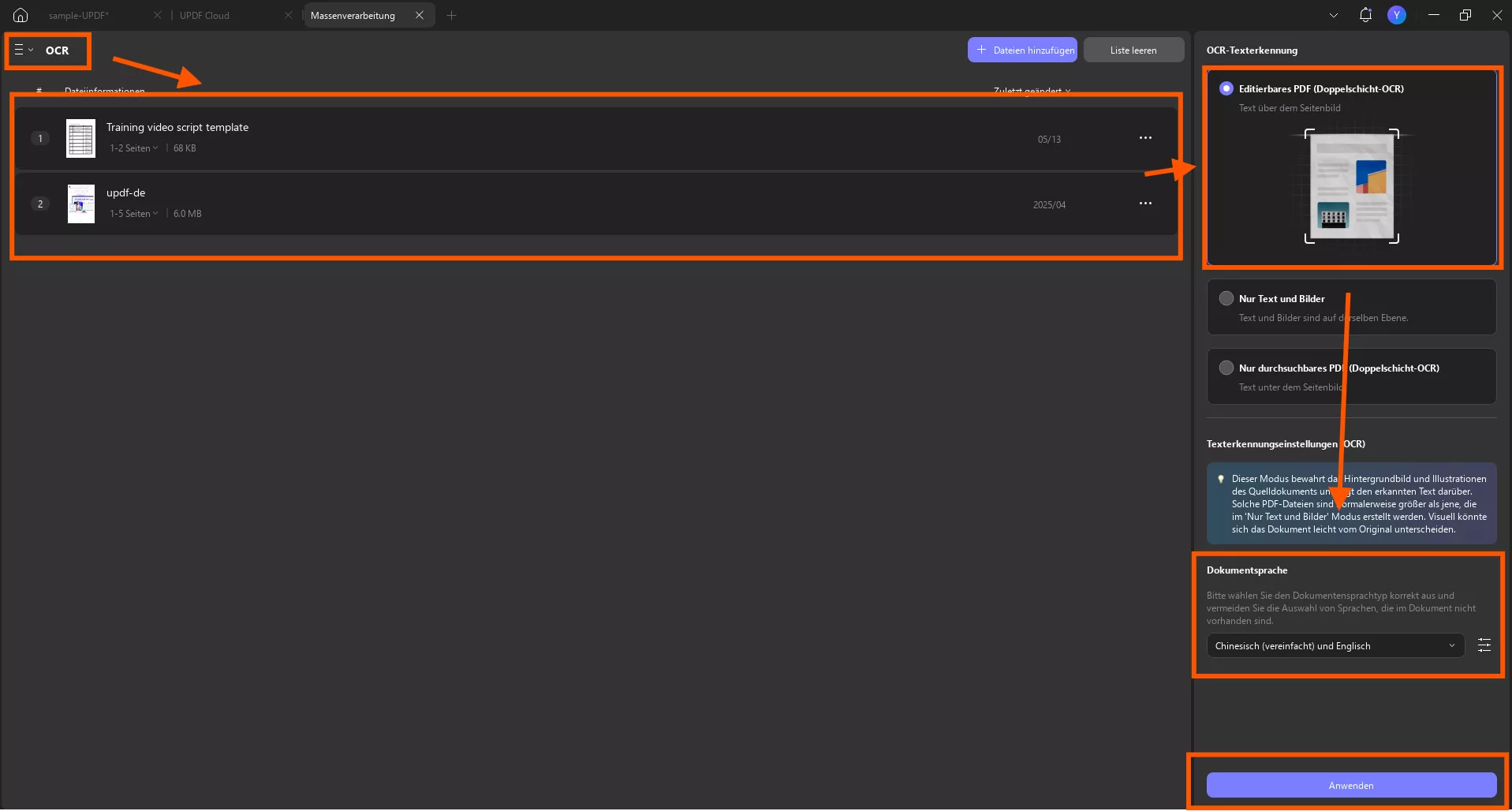 Batch-OCR-Update für Windows 2