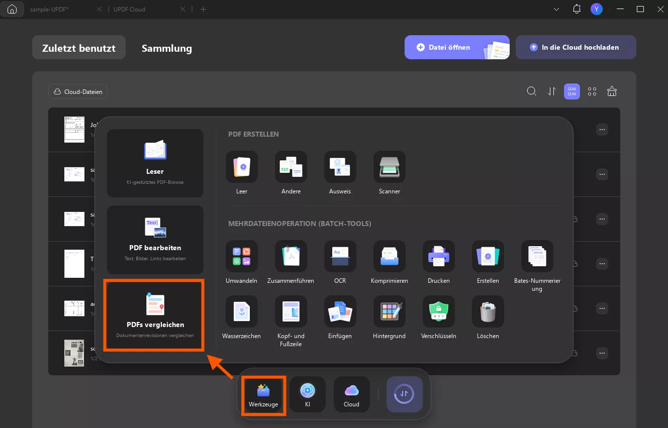 Vergleichen Sie Updf Windows 2
