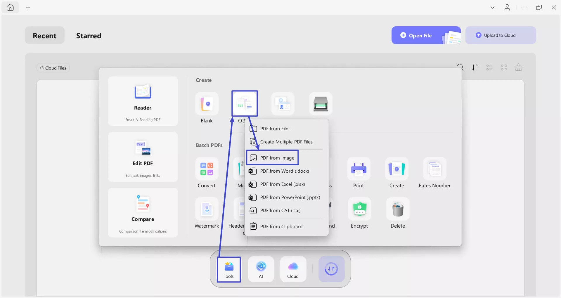 create pdf from image