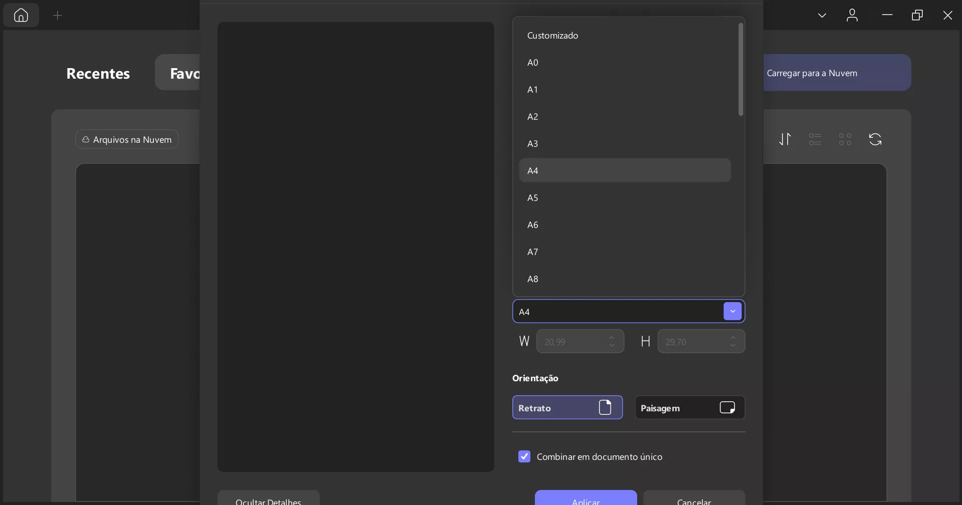 configurações-sob-a-plataforma-plana