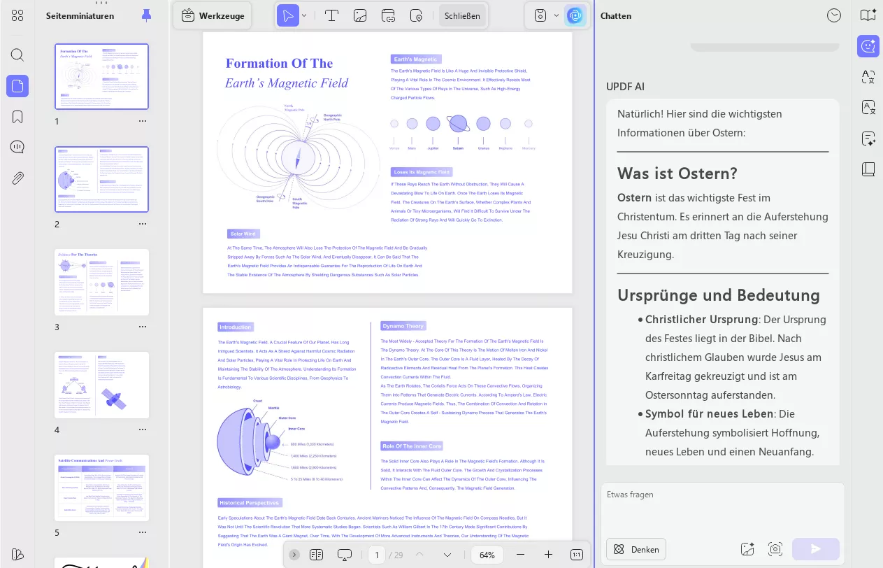 Flexible Anpassung des Arbeitsbereichs