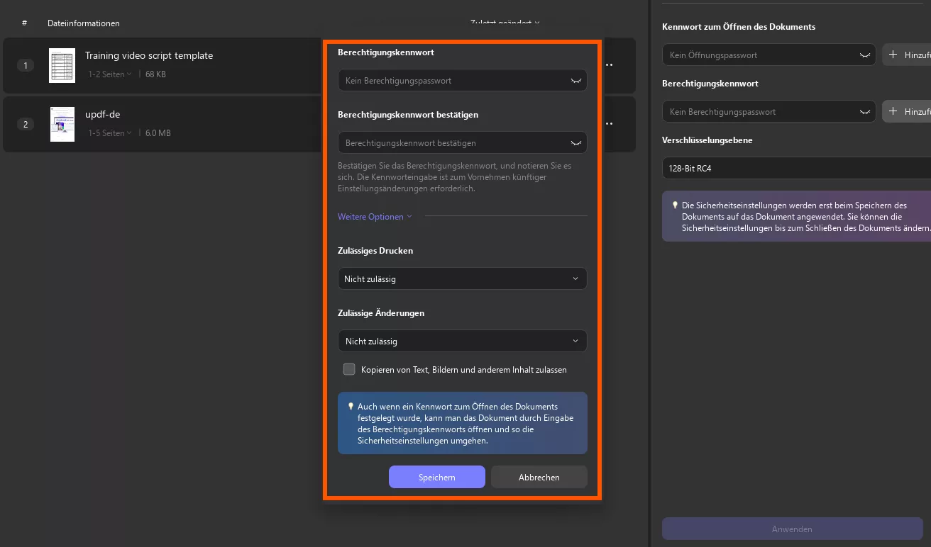 Aktivieren Sie die Bearbeitungsfunktion für gesperrte PDF-Dateien im Batch-Modus von Updf Windows 2.