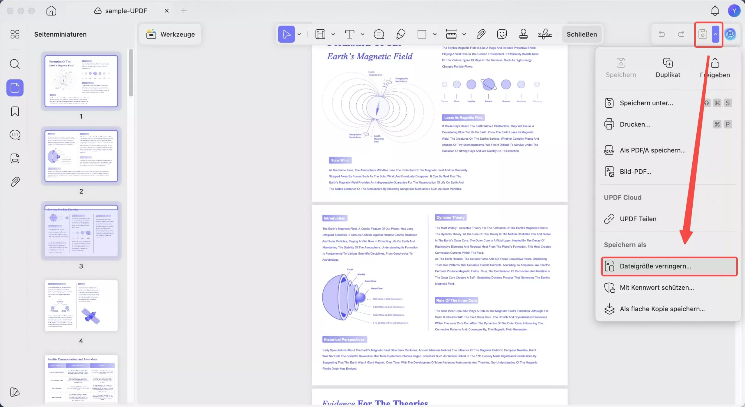 Dateigröße reduzieren