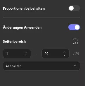 Klicken Sie auf die Schaltfläche „Änderungen anwenden“.