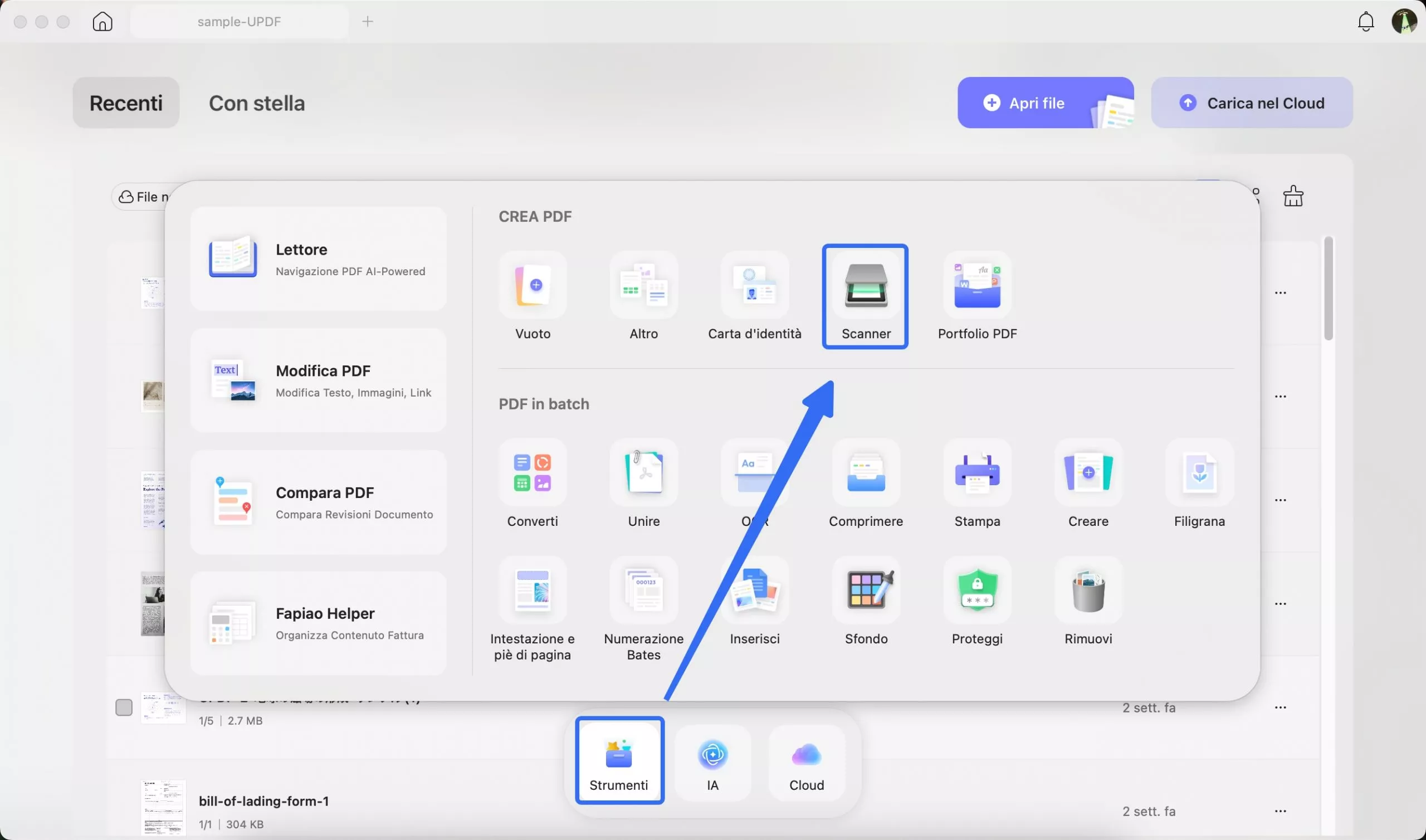 create file from scanner