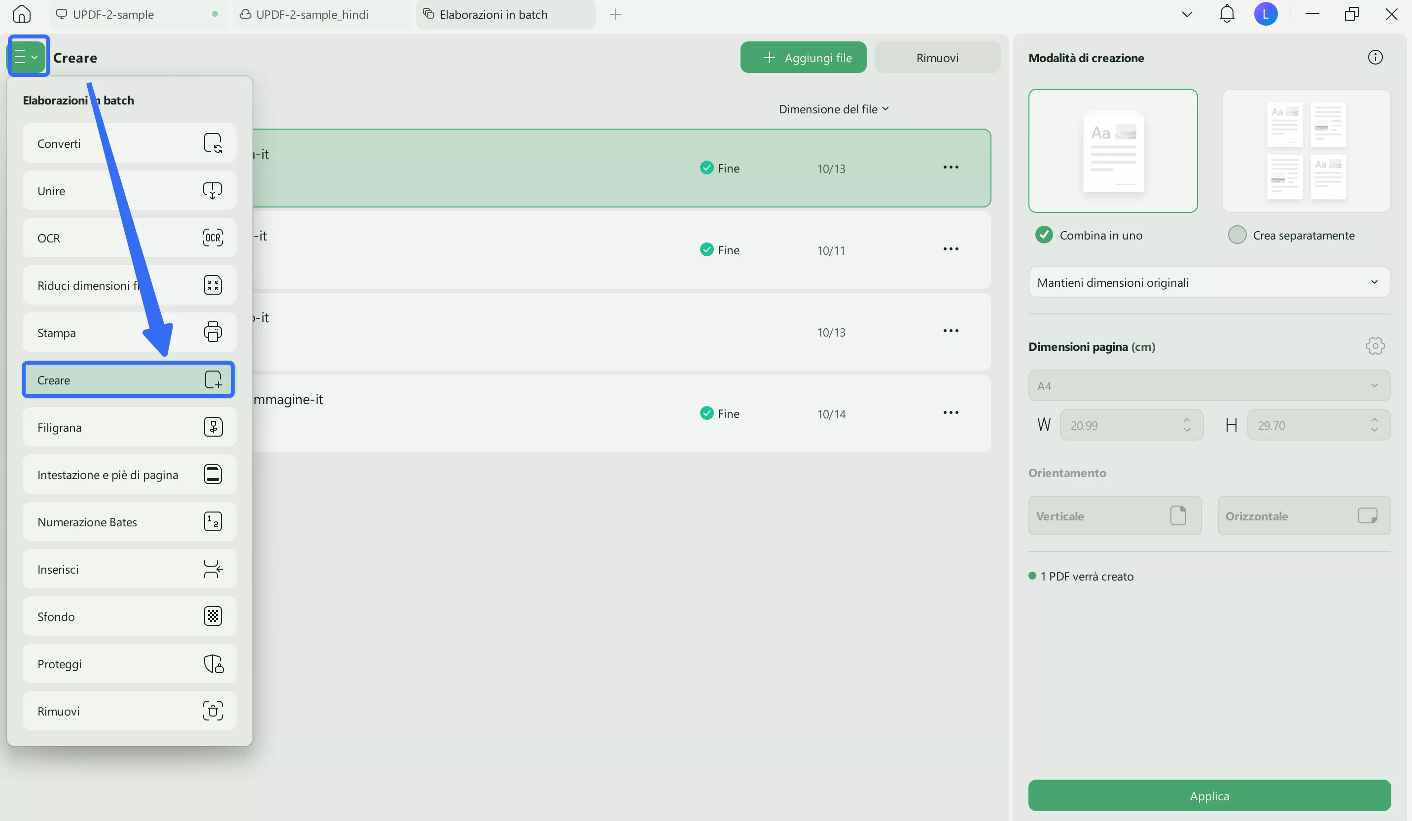 access updf batch create function windows 2