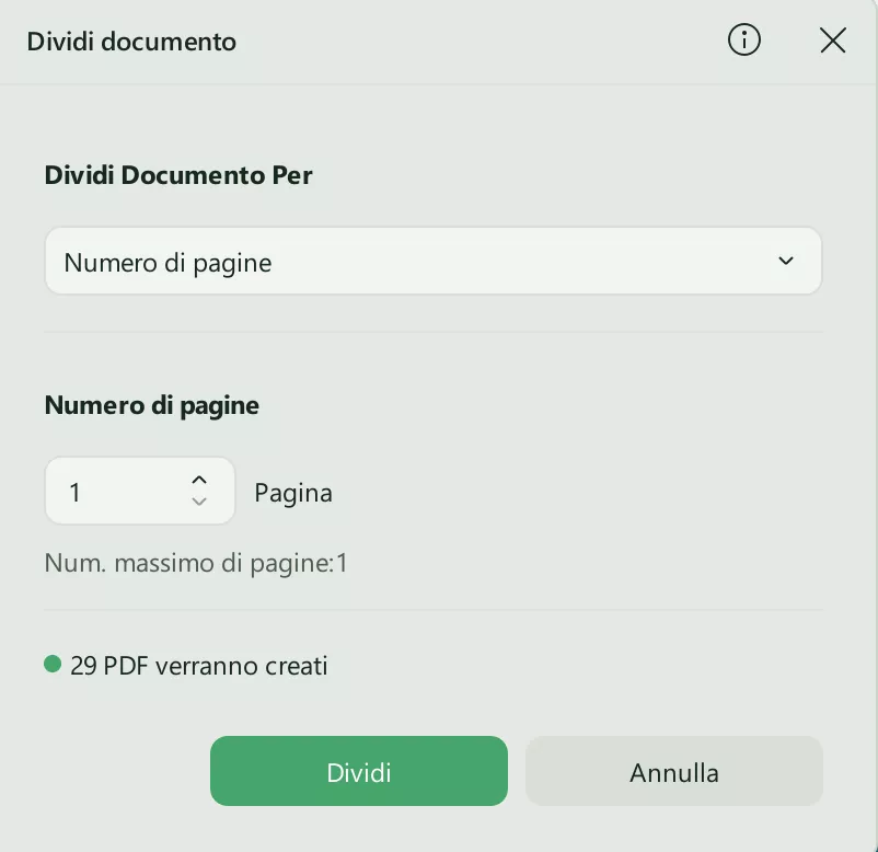 split by page number updf windows 2