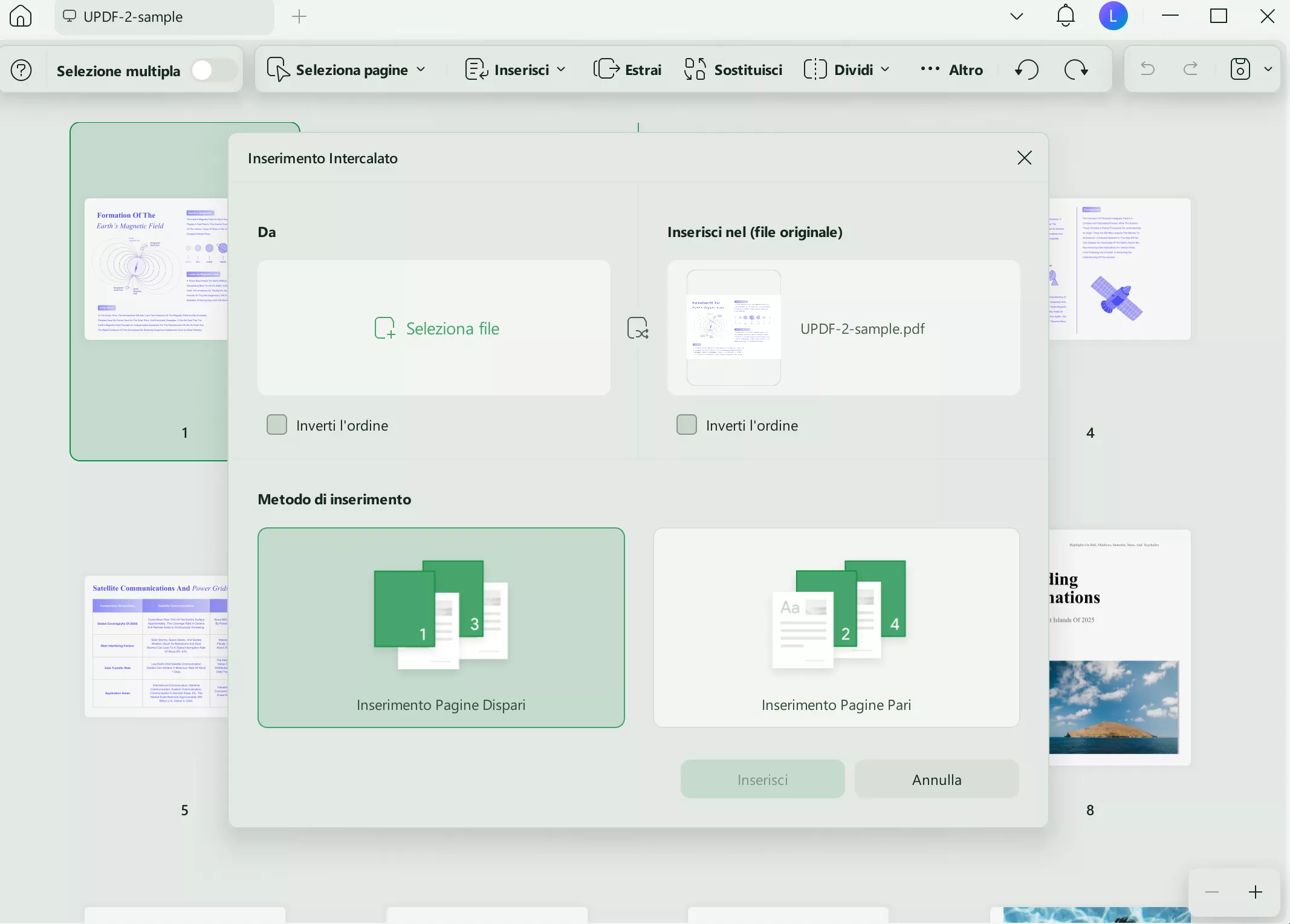 cross insertion updf windows 2