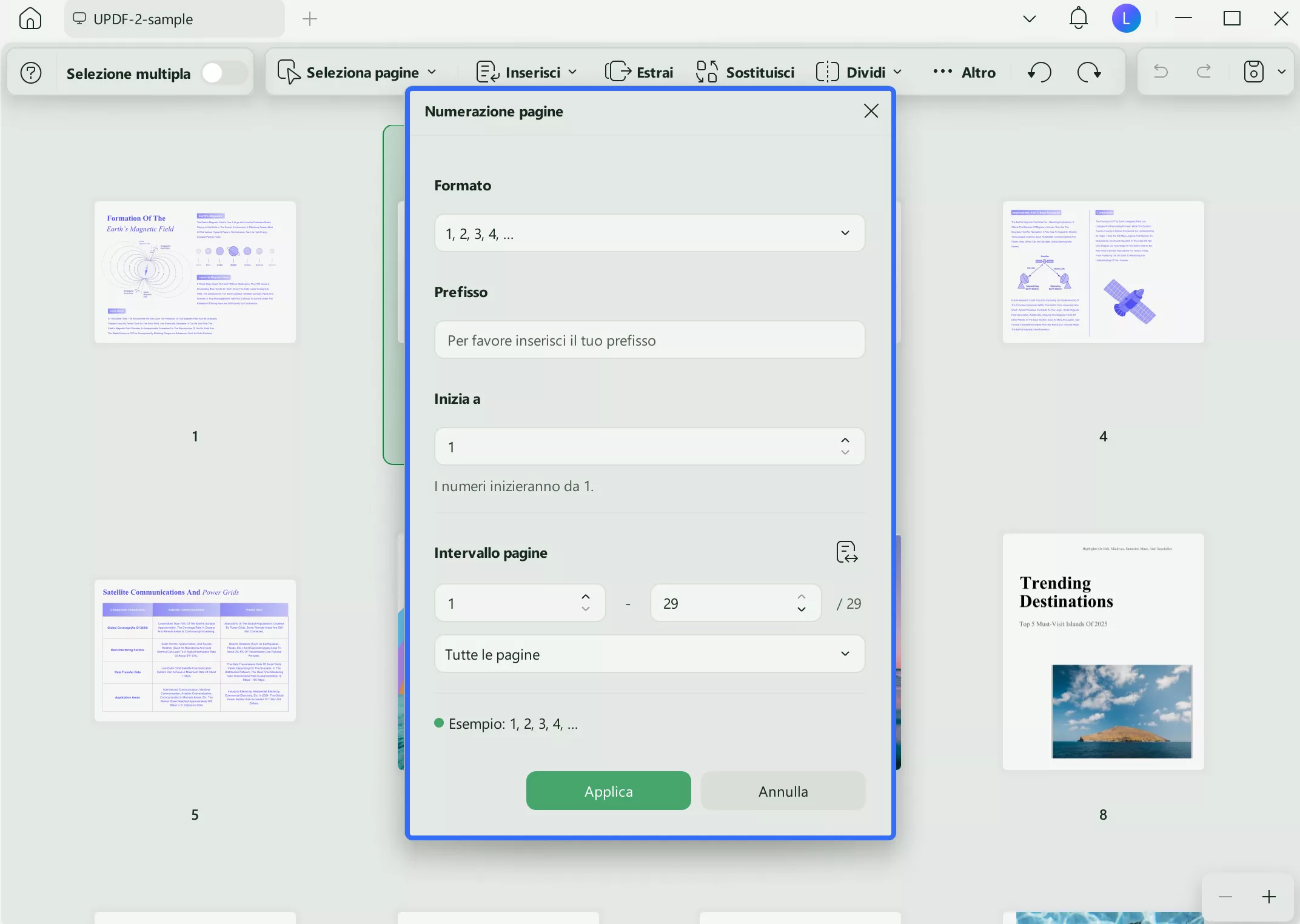 add page labels updf windows 2