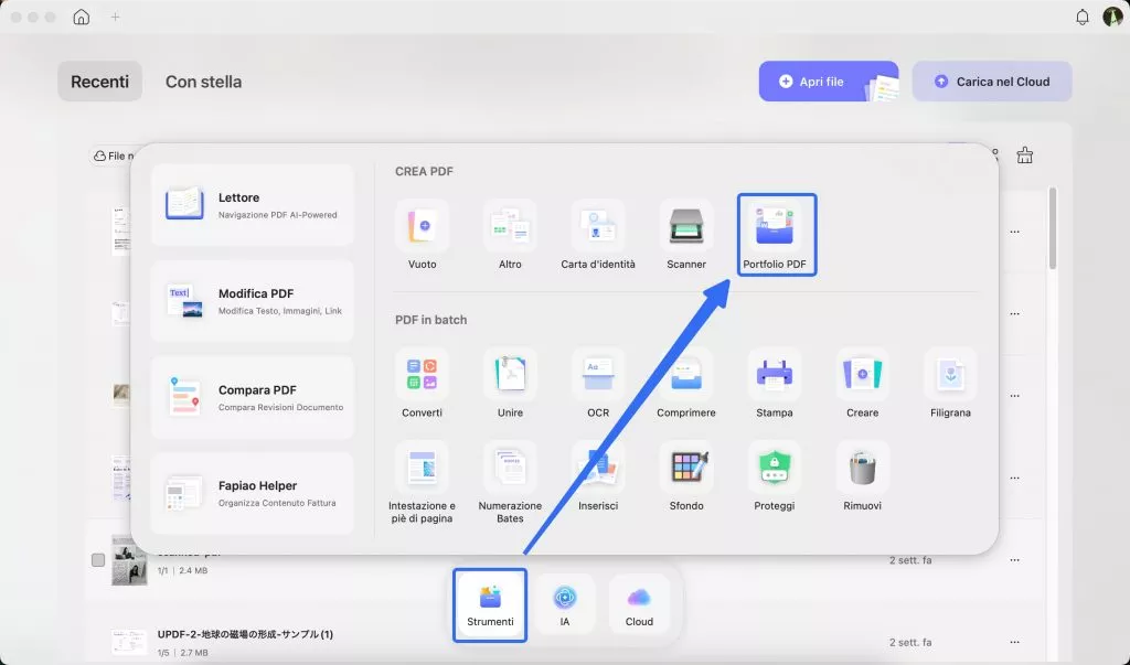 select pdf portofolio