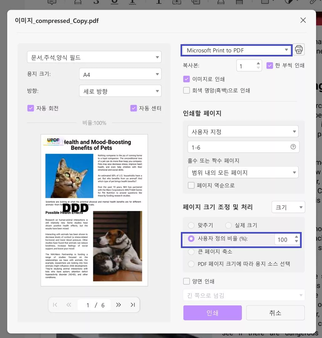 UPDF 저장