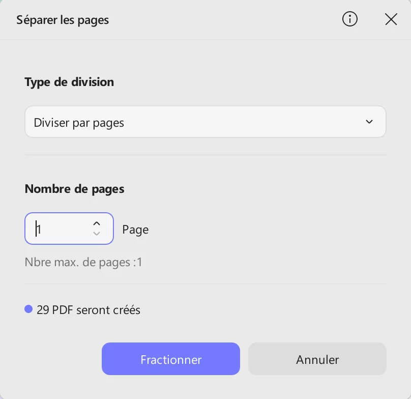 split by page number updf windows 2