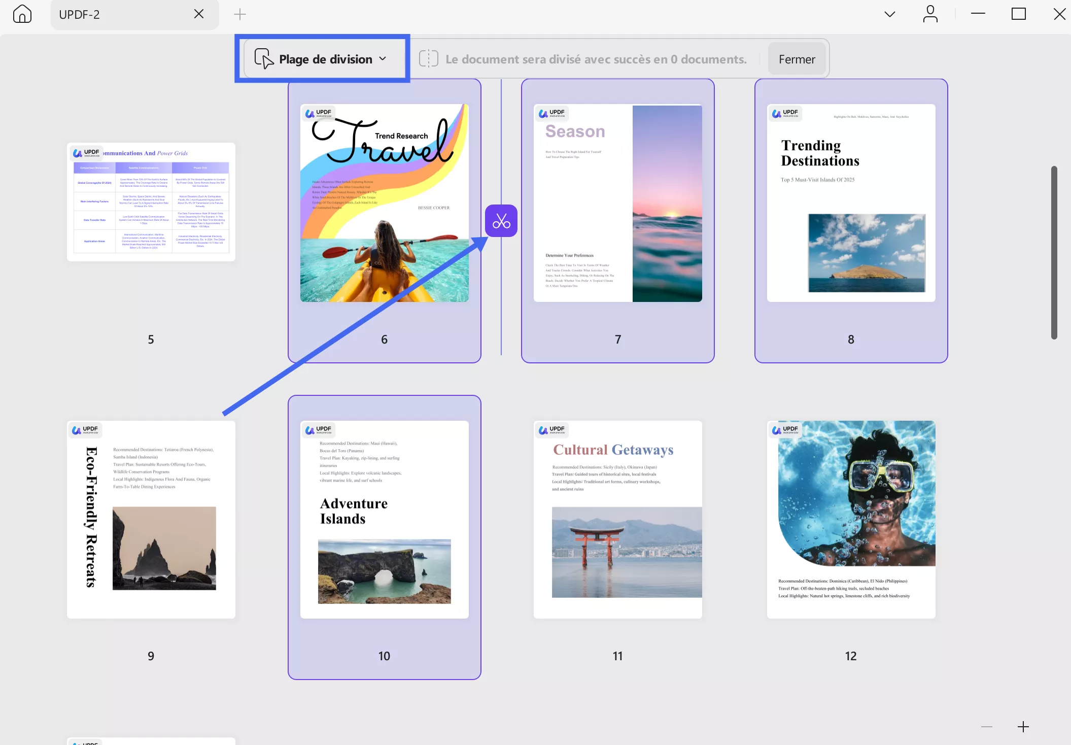 split in custom range updf windows 2