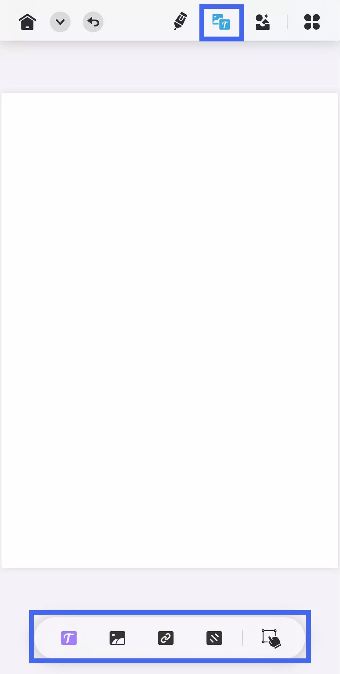 ajoutez du texte, une image et un lien à votre PDF updf ios