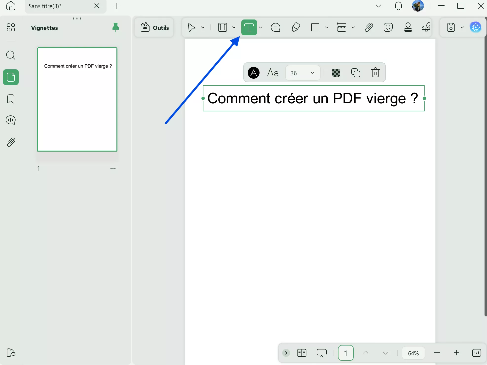 personnaliser le texte dans les fenêtres updf