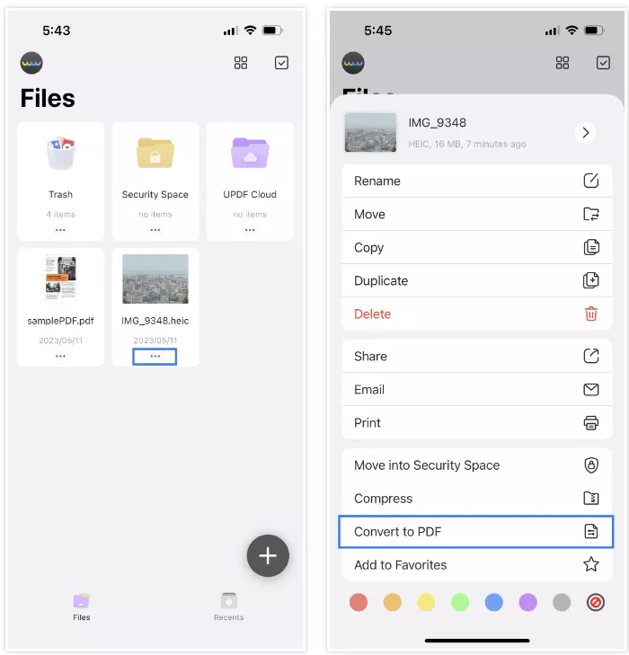 在 iPhone 上將螢幕截圖儲存為 PDF