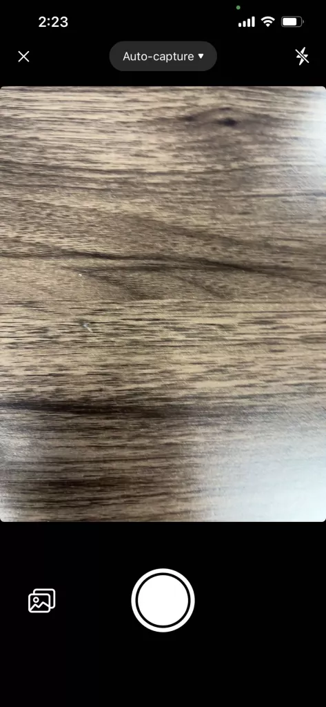 用相機掃描 iPhone 上的圖片