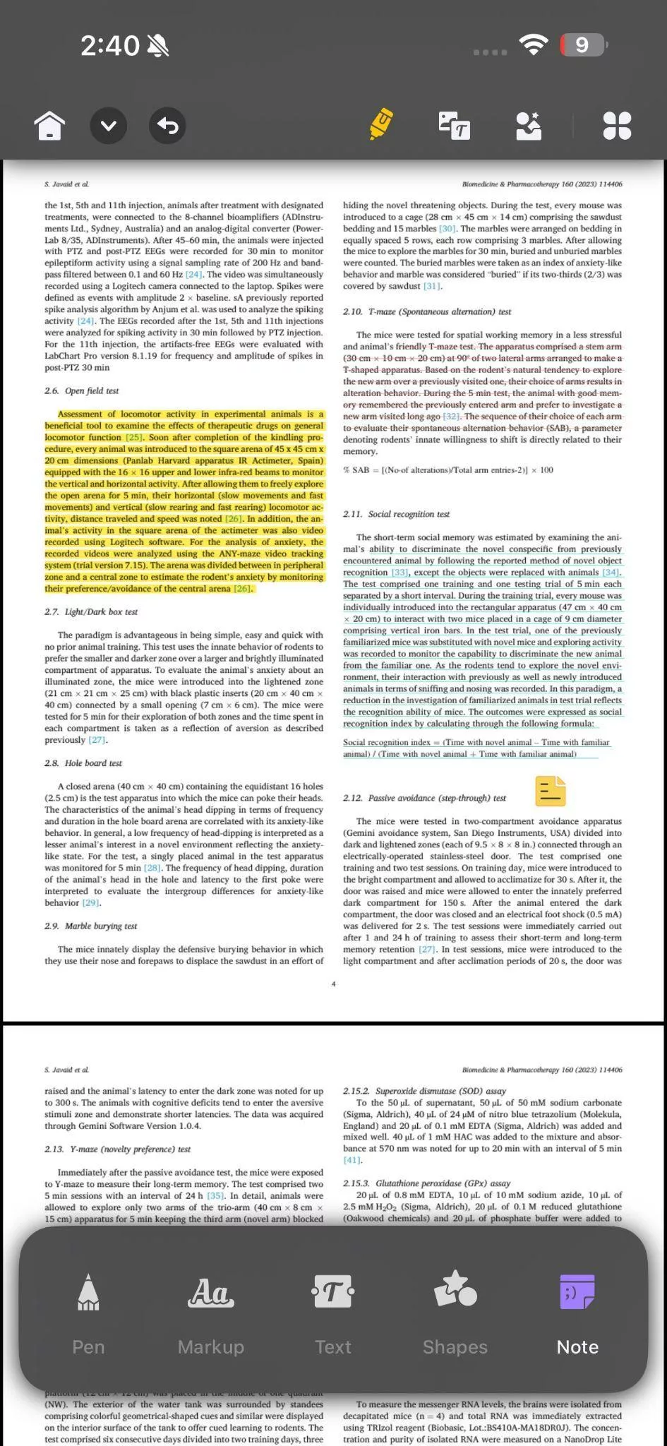 Met UPDF een PDF markeren