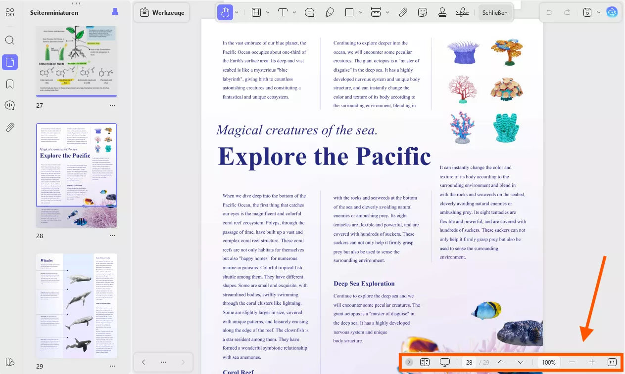 PDF-Ansicht-Symbolleiste in updf