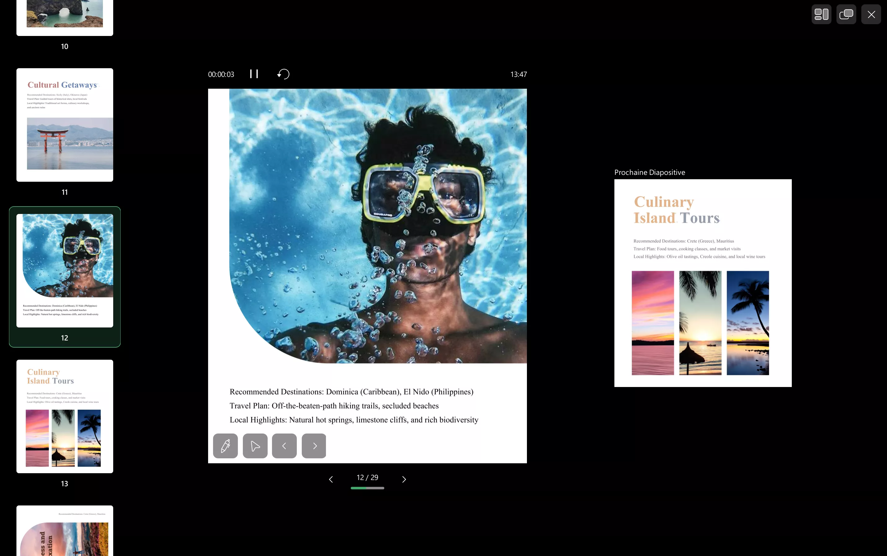 updf présente les documents sous forme de diaporamas
