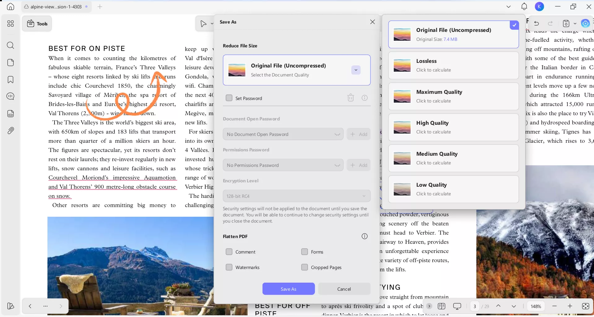 optimize your work by compressing it