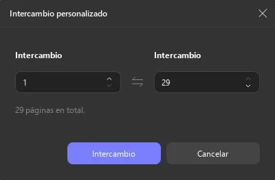 Personalizar Exchange UPDF en Windows 2