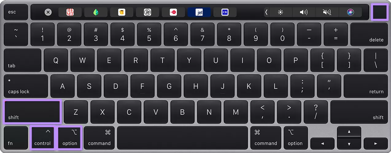 press option command p r keys on mac