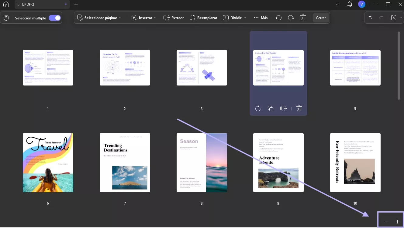 acercar y alejar updf windows 2