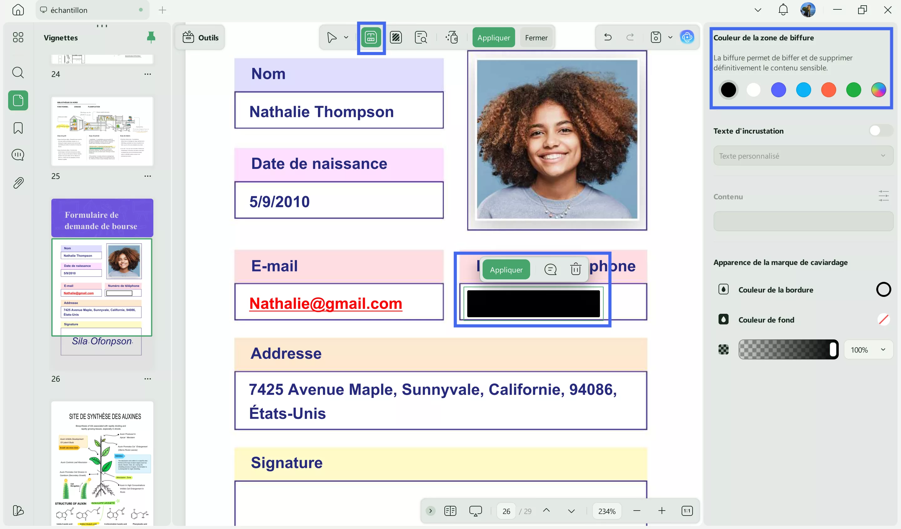 Rédiger du texte avec updf sous Windows
