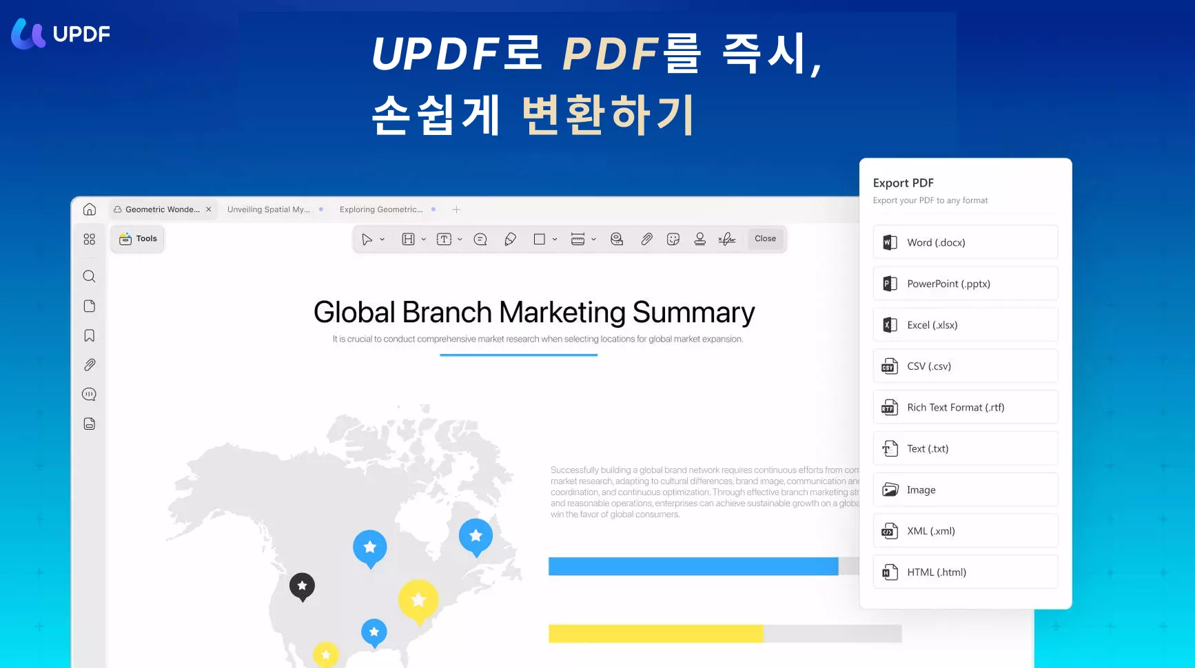 UPDF를 사용하여 워드를 XML로 변환
