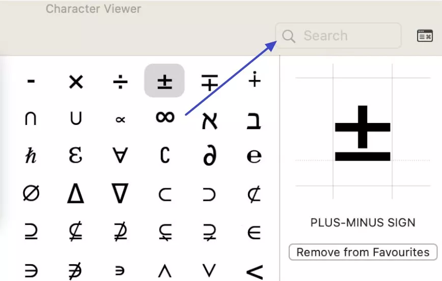 search the desired emoji