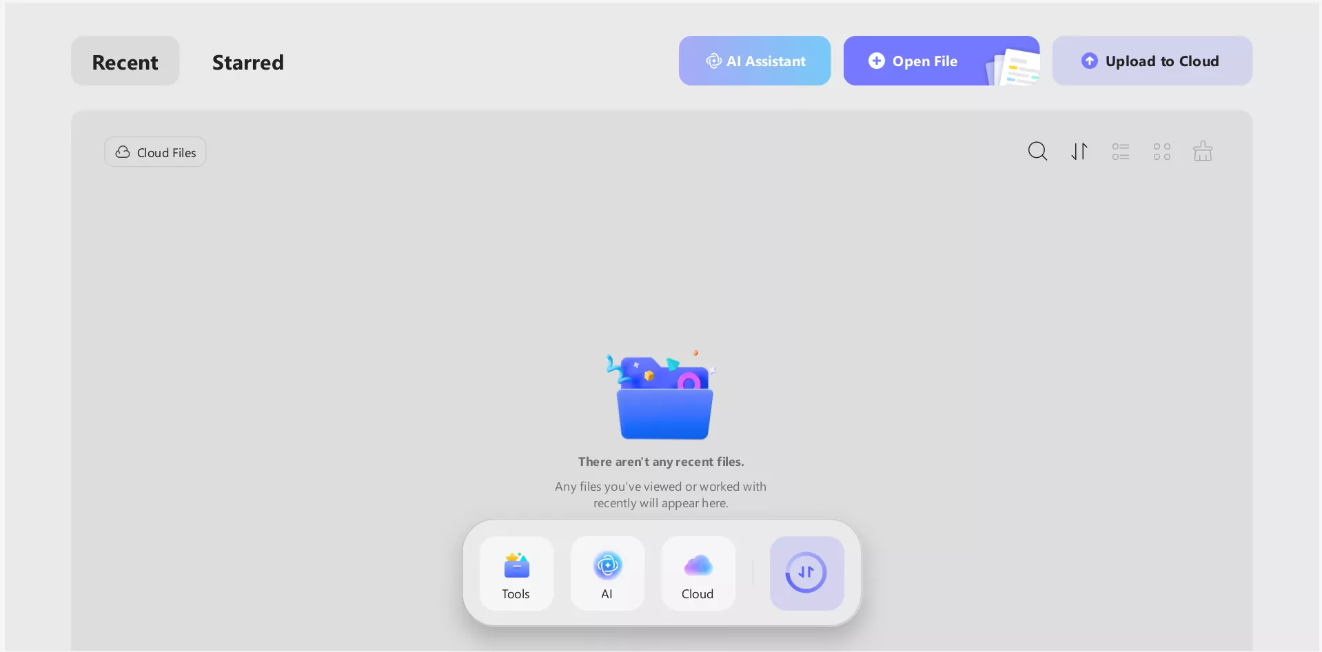 UPDF user-friendly interface