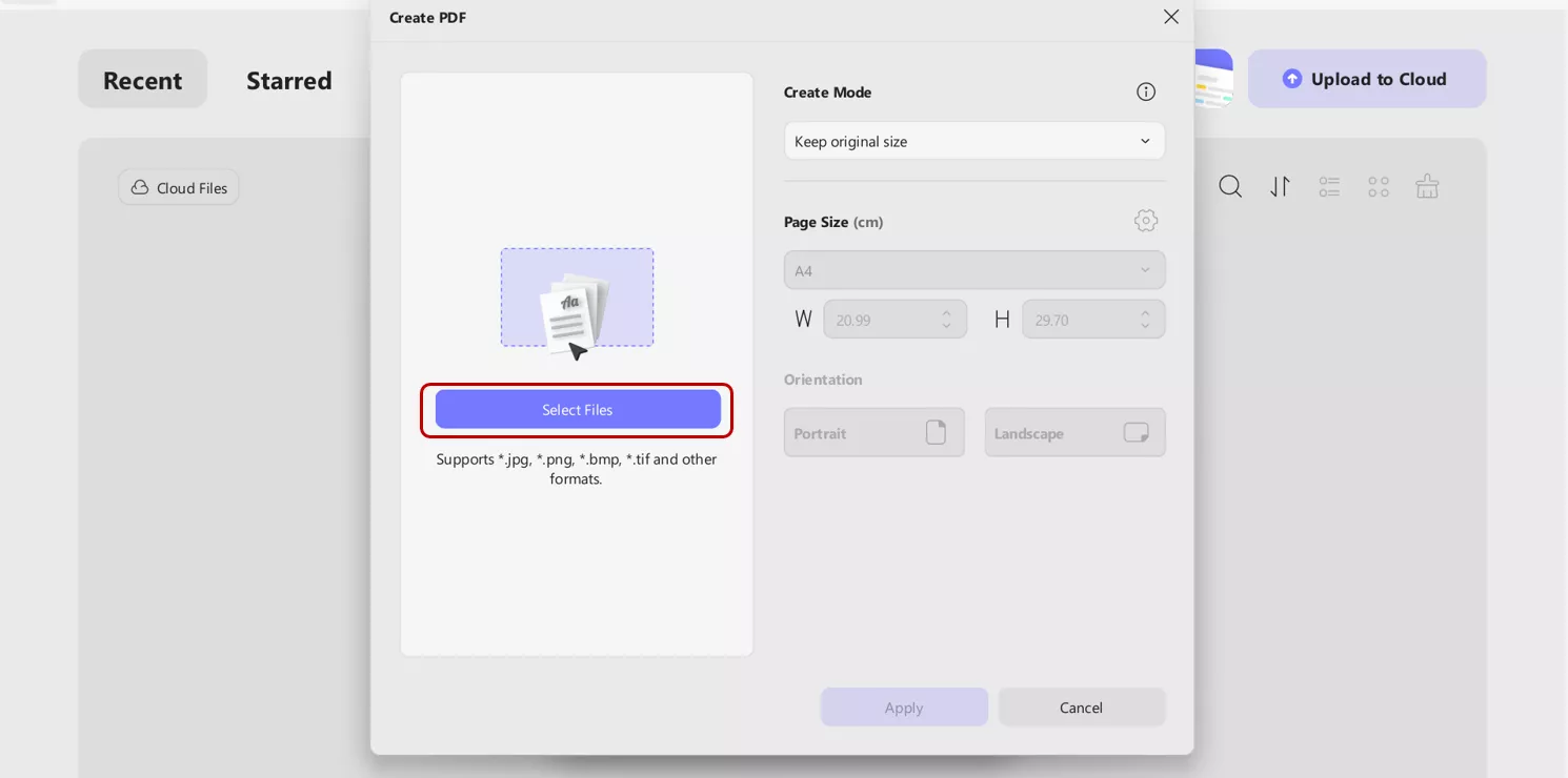 loading heics files in updf