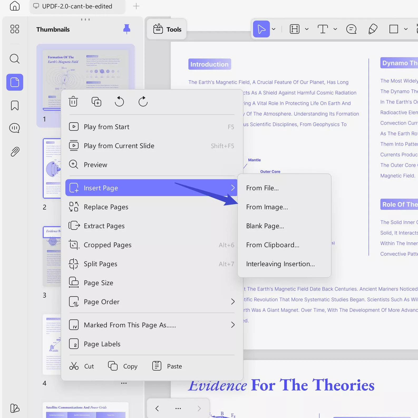 how to add a page in pdf
