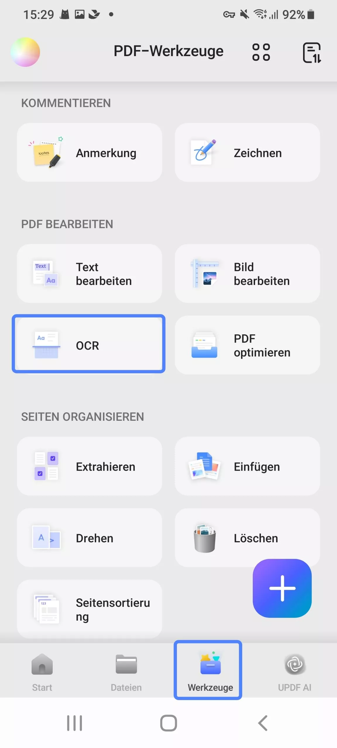 OCR-PDF auf Android