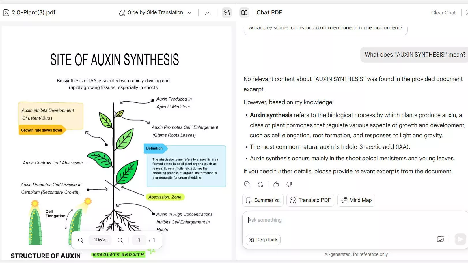 updf ai explain complex phrases