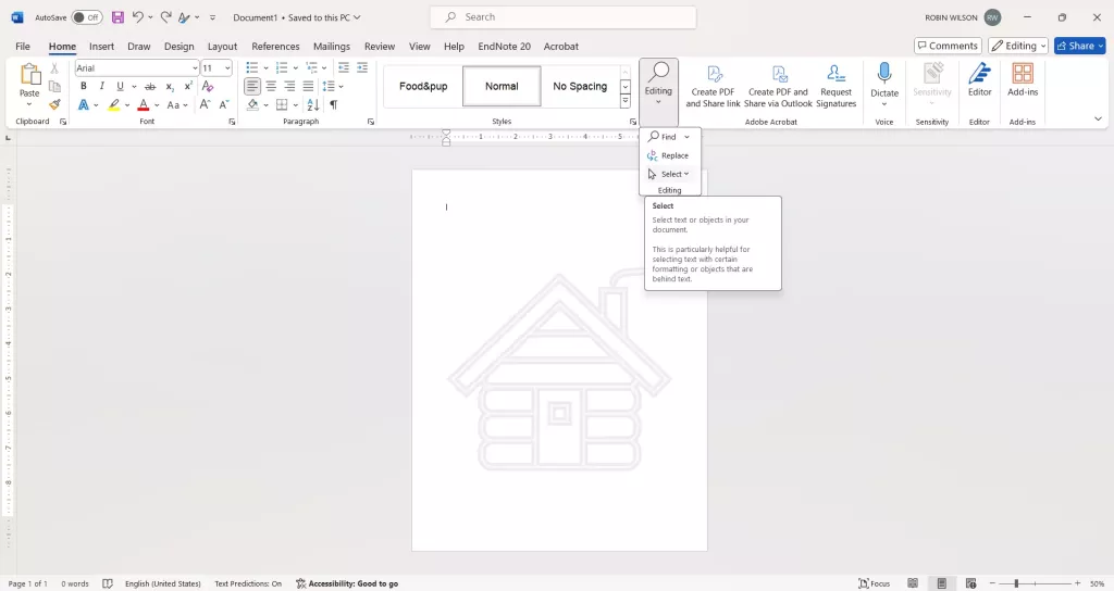 選取物件刪除水印