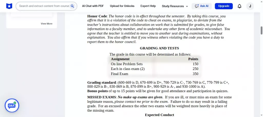 下載 Course Hero 文件