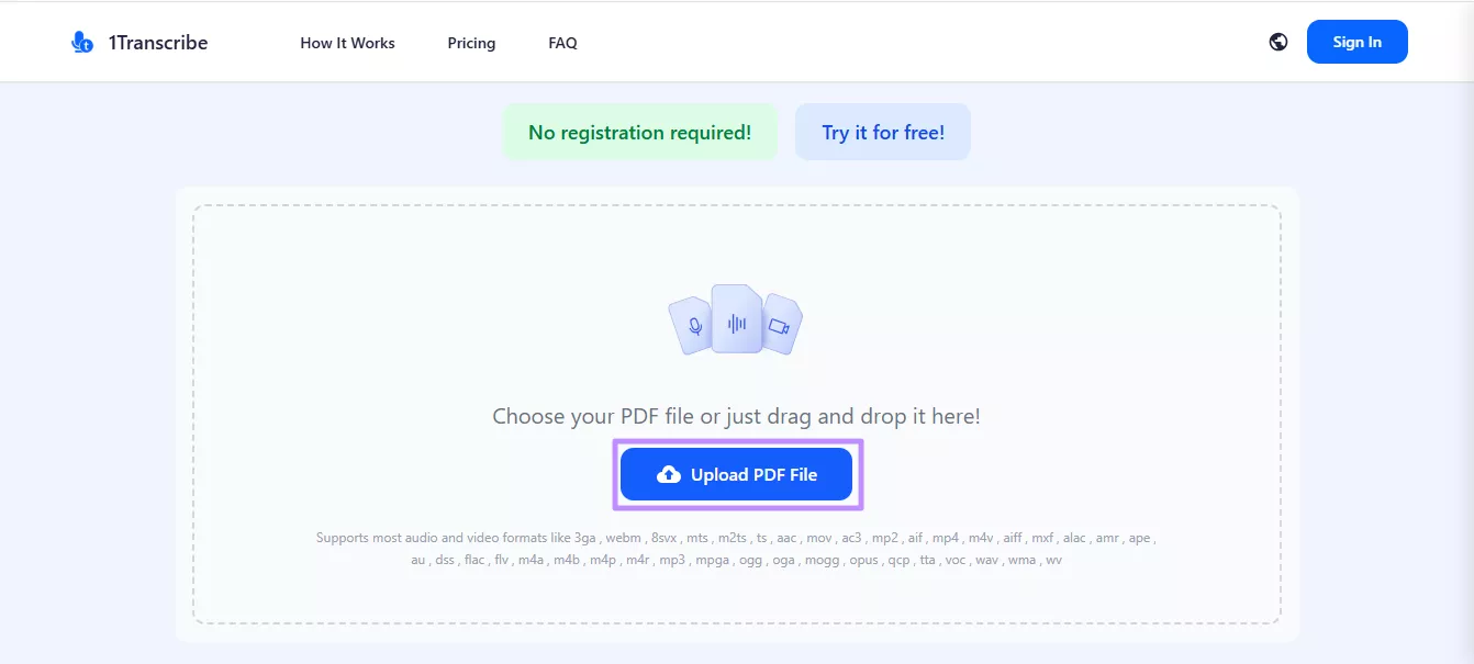 download the transcribed file 1transcribe